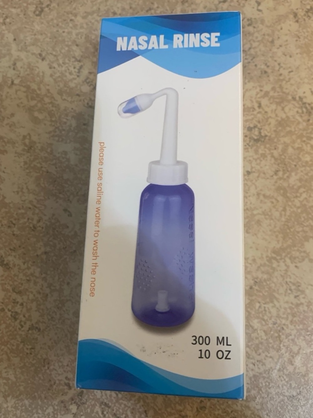 New! 300 ML nasal rinse squeeze bottle intended for irrigation, flush out mucus.